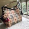 Replica Burberry The Small Canter In Haymarket Check 2 in 1 with side 10