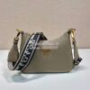 Replica Prada Leather shoulder bag 1BH193 Caramel 11