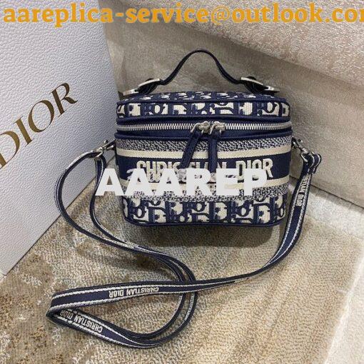 Replica Dior Small Diortravel Vanity Case With Shoulder Strap S5529 in