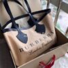 Replica Burberry Grainy Canvas Check Small Gowan and Fabric CrossBody 10