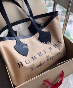 Replica Burberry The Medium Giant Tote in Graphic Print Jute 40725021