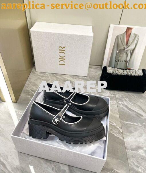 Replica Dior D-Doll 2.0 Pump Black Supple Calfskin KCP951 4