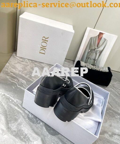 Replica Dior D-Doll 2.0 Pump Black Supple Calfskin KCP951 5