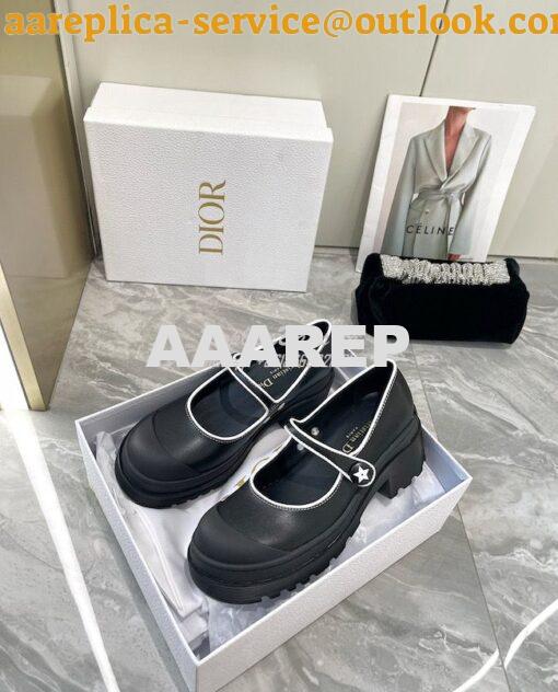 Replica Dior D-Doll 2.0 Pump Black Supple Calfskin KCP951 6