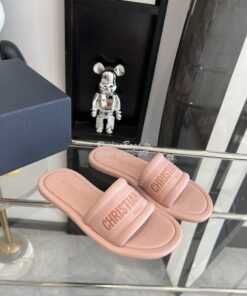 Replica Dior Every-D Slide Embossed Lambskin KCQ861 Pink 2