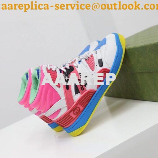 Replica Gucci Basket Sneaker Men Female 665688 T04 7