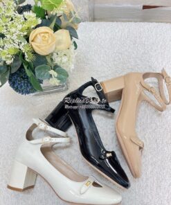 Replica Dior Aime Ballet Pump White Patent Calfskin KCB805