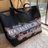 Replica Burberry The Medium Reversible Doodle Tote White Black 11