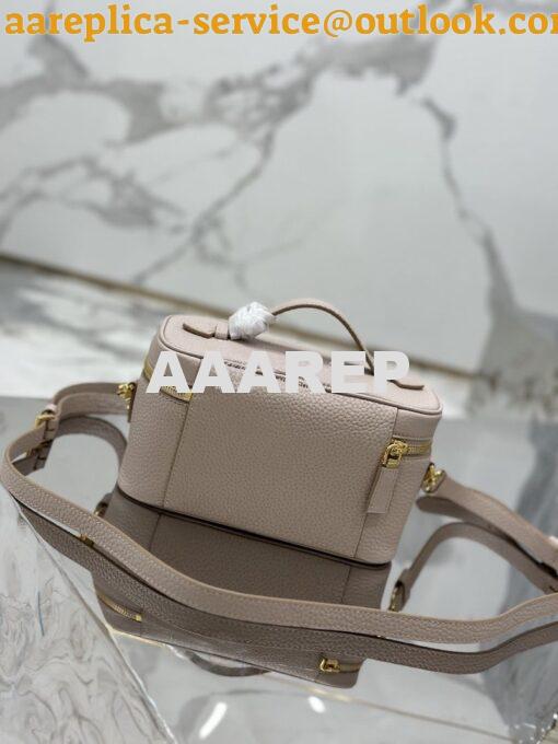 Replica Prada Leather mini-bag 1BH202 Sand Beige 12