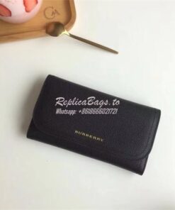 Replica Burberry leather Continental Kenton Wallet and Pouch 40731391