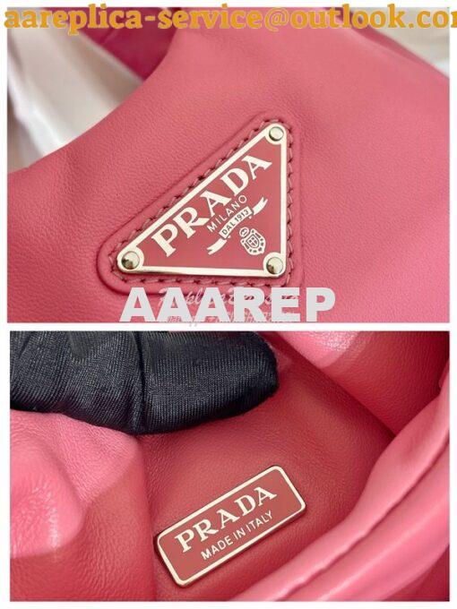 Replica Prada Small padded Prada Soft pink nappa-leather bag 1BA359 9