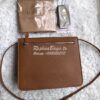 Replica Burberry Small Leather and House Check Crossbody Bag Grey 10