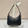 Replica Prada Re-Edition White Saffiano leather mini-bag with adjustab 9