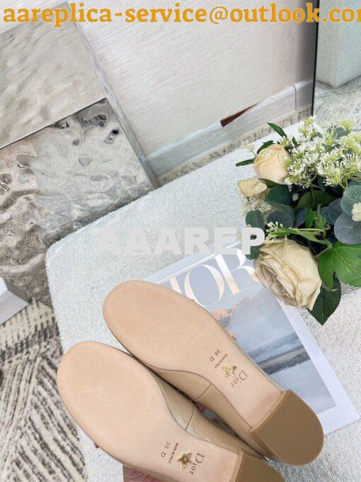 Replica Dior Aime Ballet Pump Nude Patent Calfskin KCB805 15