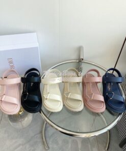 Replica Dior D-Wave Sandals in Lambskin KCQ893