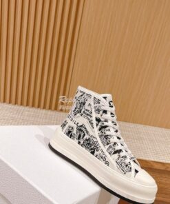 Replica Dior Walk'n'Dior High-top Platform Sneaker KCK382P T06 2