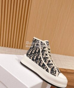 Replica Dior Walk'n'Dior High-top Platform Sneaker KCK382P T05