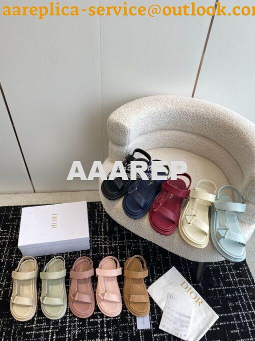 Replica Dior D-Wave Sandal Lambskin KCQ893L ii