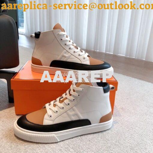 Replica Hermes Men Female District Sneaker H212897 High-top sneaker in