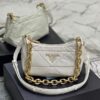 Replica Prada System nappa leather patchwork bag 1BC157 Black 11