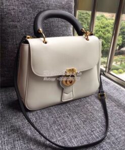 Replica Burberry The DK88 Medium Top Handle Bag White 40553601