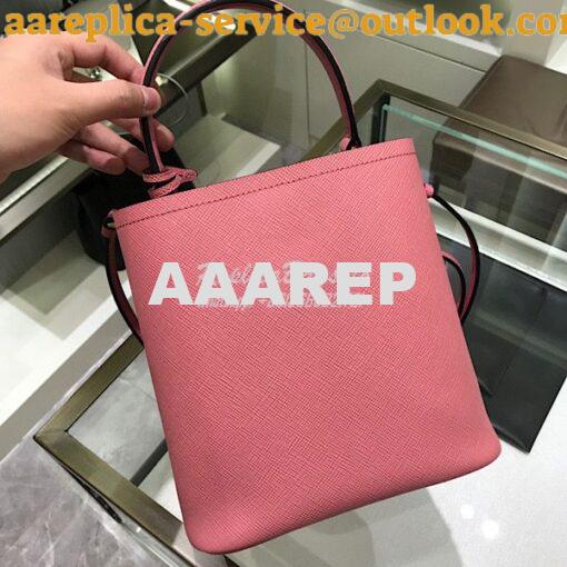 Replica Prada Double Medium Saffiano Leather Bag 1ba212 coral 3