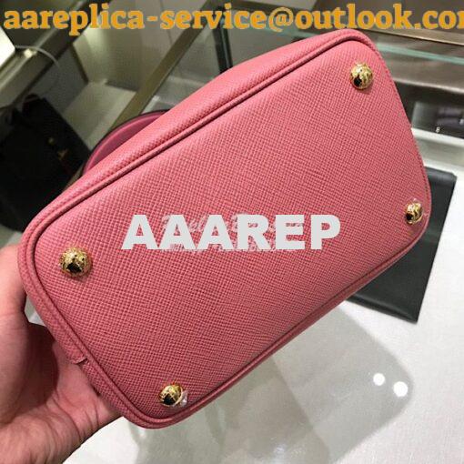 Replica Prada Double Medium Saffiano Leather Bag 1ba212 coral 7