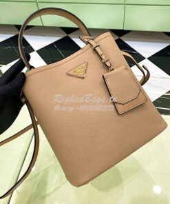 Replica Prada Double Medium Saffiano Leather Bag 1ba212 Blush 2