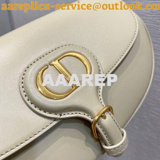 Replica Dior Bobby East-West Bag Beige Box Calfskin M9327 2