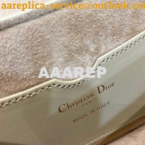 Replica Dior Bobby East-West Bag Beige Box Calfskin M9327 8