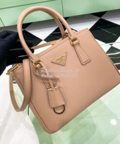 Replica Prada Galleria Saffiano leather small bag 1BA896 Powder Pink