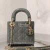 Replica Lady Dior My ABCdior Bag Steel Grey Cannage Lambskin with Ruth 11