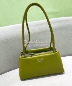 Replica Prada Small Leather Bag 1BA368 Green