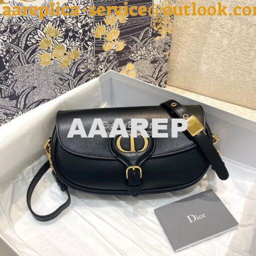 Replica Dior Bobby East-West Bag Black Box Calfskin M9327