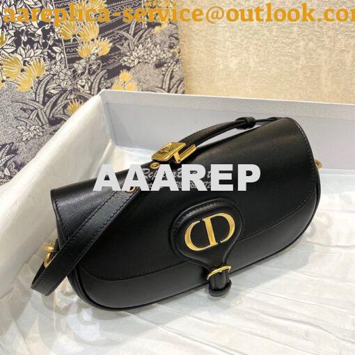 Replica Dior Bobby East-West Bag Black Box Calfskin M9327 2