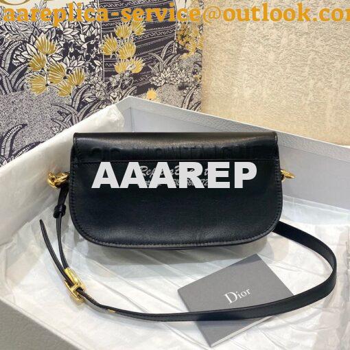 Replica Dior Bobby East-West Bag Black Box Calfskin M9327 4