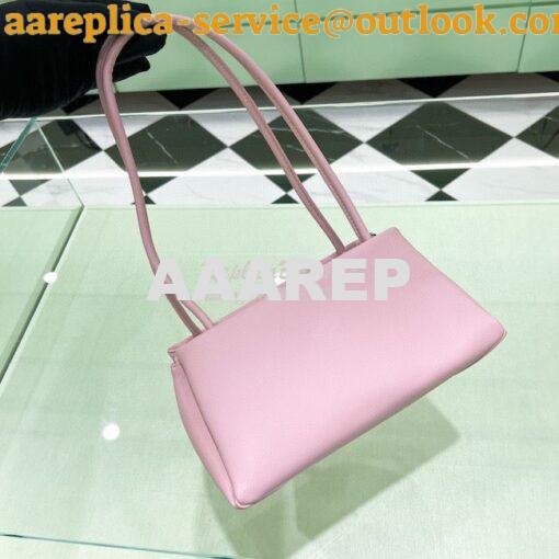 Replica Prada Small Leather Bag 1BA368 Alabaster Pink 6