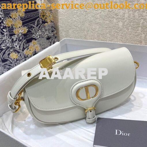 Replica Dior Bobby East-West Bag Latte Box Calfskin M9327 2