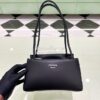 Replica Leather Prada Triangle Bag 2VY007 Black 12