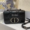 Replica Dior Small Caro Bag Steel Grey Quilted Macrocannage Calfskin w 10