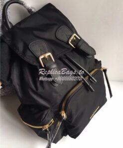 Replica Burberry The  Rucksack backpack in black Technical Nylon and L 2