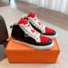 Replica Hermes Men Female Deep Sneaker Knit and Calfskin H231020 31