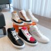 Replica Hermes Men Female Deep Sneaker Knit and Calfskin H231020 30