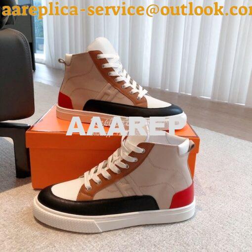 Replica Hermes Men Female District Sneaker H212897 High-top sneaker in 3