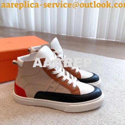 Replica Hermes Men Female District Sneaker H212897 High-top sneaker in 6