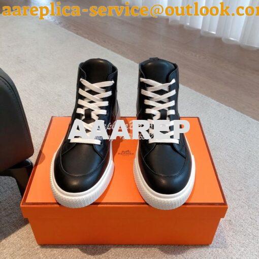 Replica Hermes Men Female District Sneaker H212897 High-top sneaker in