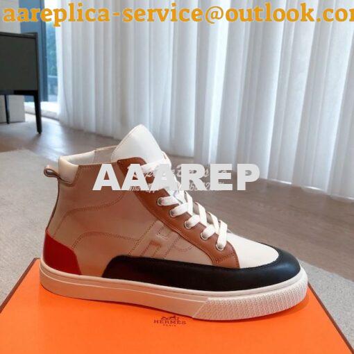 Replica Hermes Men Female District Sneaker H212897 High-top sneaker in 7