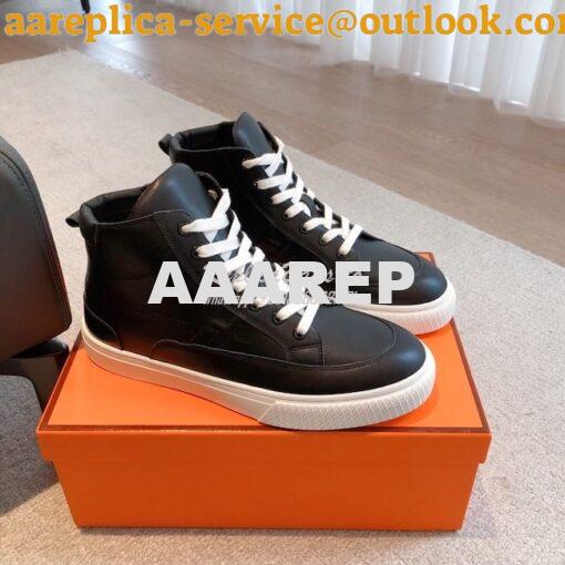 Replica Hermes Men Female District Sneaker H212897 High-top sneaker in 3