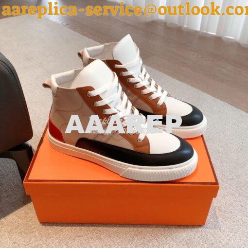 Replica Hermes Men Female District Sneaker H212897 High-top sneaker in 8