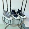 Replica Dior Addict Sneaker Black Toile de Jouy Embroidered Natural Sh 13